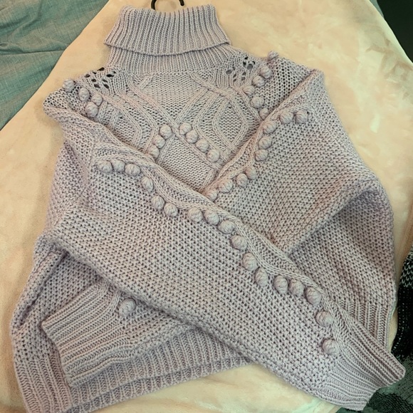 Knitted pink turtle neck - Picture 2 of 6